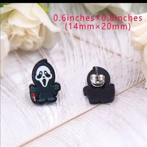 Ghostface “Scream” Earrings